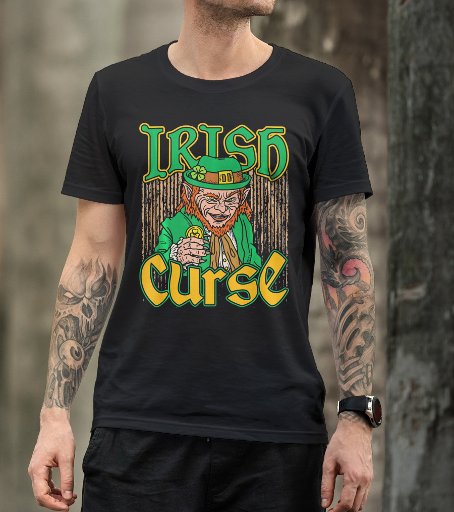 Irish Curse Leprechaun Horror Scar T-Shirt