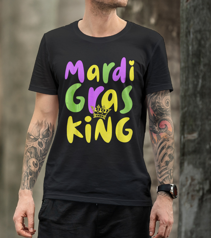 Mardi Gras King Crown T-Shirt