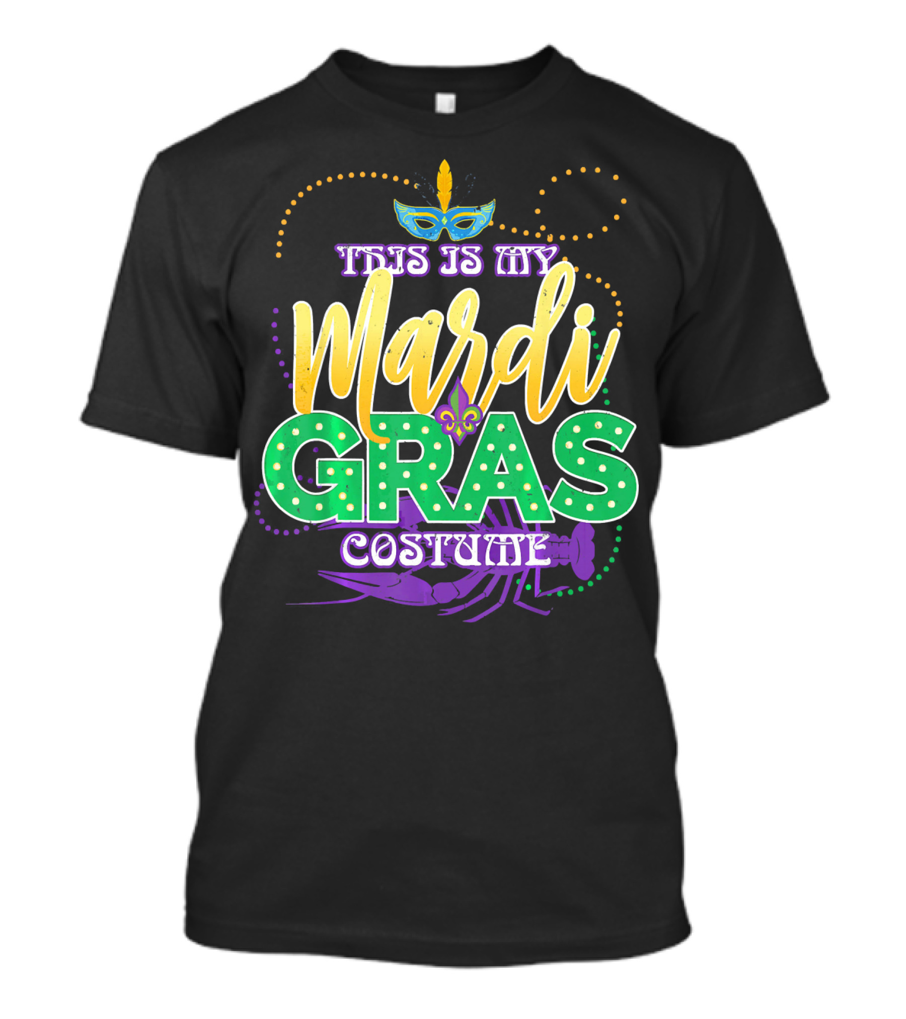 This Is My Mardi Gras Costume Crawfish T-Shirt