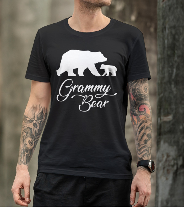 Grammy Bear Grandmother Cute Bear Cubs T-Shirt