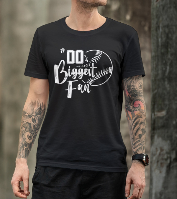 00's Biggest Fan Softball T-Shirt