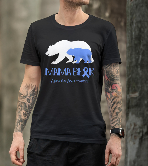 MAMA BEAR Apraxia Awareness T-Shirt