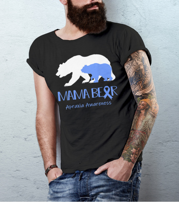 MAMA BEAR Apraxia Awareness T-Shirt