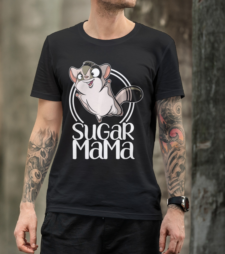 Sugar Mama Adorable Sugar Glider Character T-Shirt