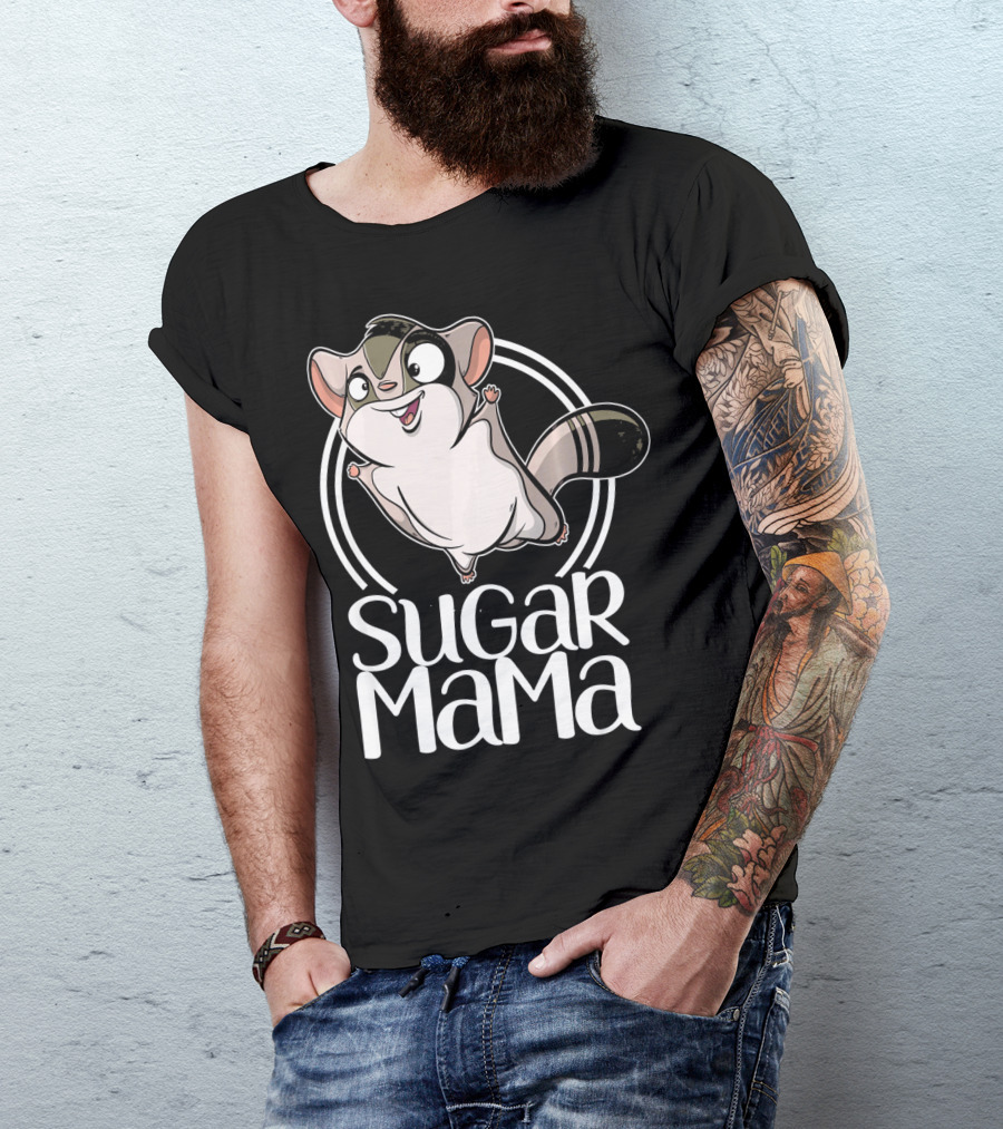 Sugar Mama Adorable Sugar Glider Character T-Shirt