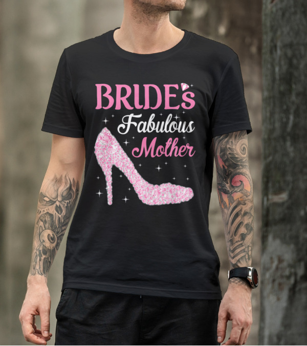 Bride's Fabulous Mother Light Diamond High Heel T-Shirt