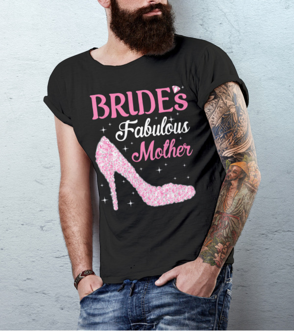 Bride's Fabulous Mother Light Diamond High Heel T-Shirt