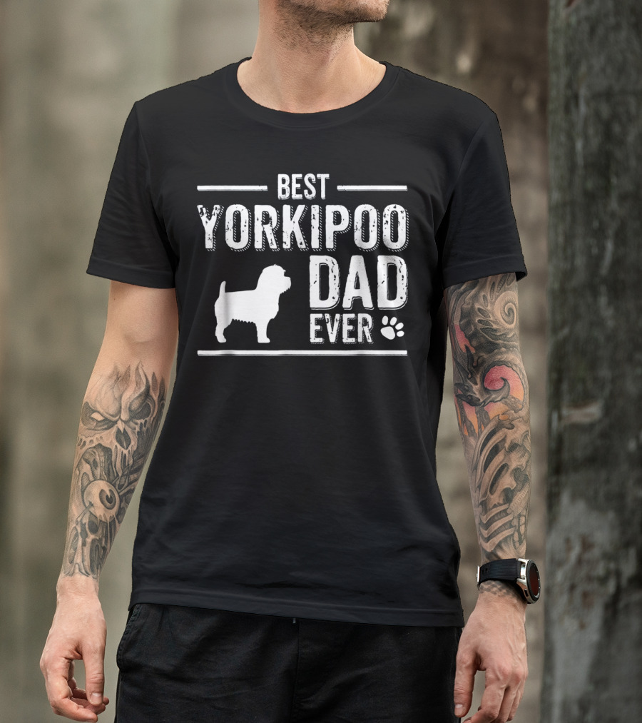 Best Yorkipoo Dad Ever Mens Dog Owner T-Shirt