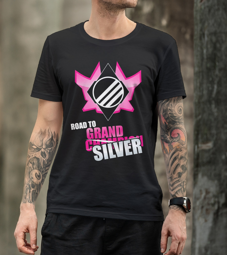 Road To Silver With Grand Champion Logo Rocket Ga T-Shirt