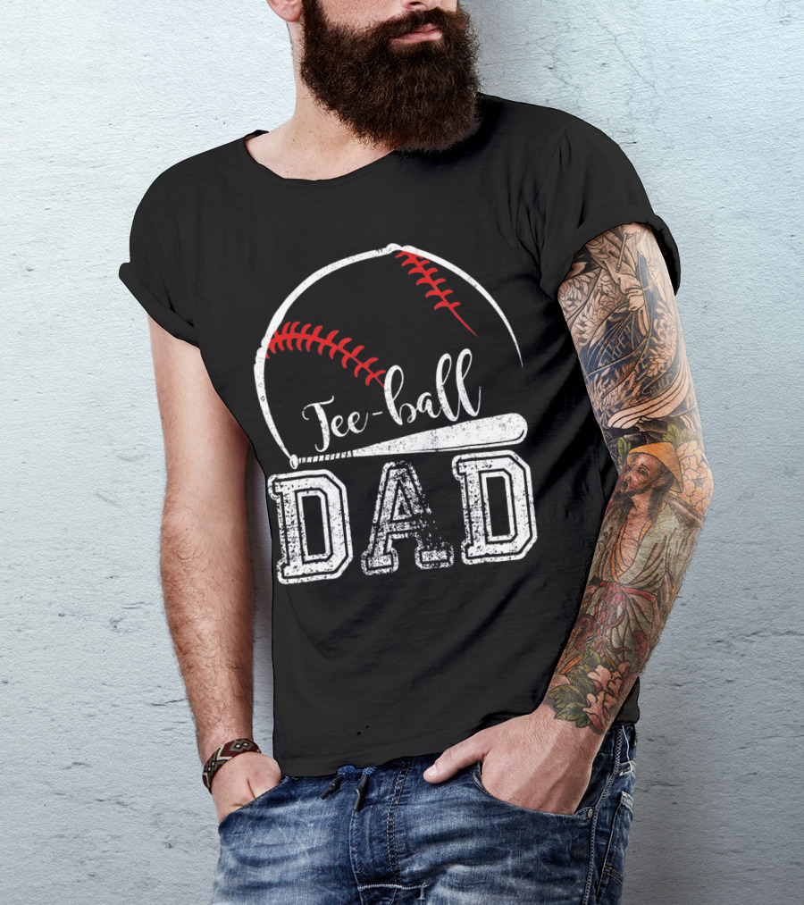 Tee-Ball Dad Mens Sport T-Shirt