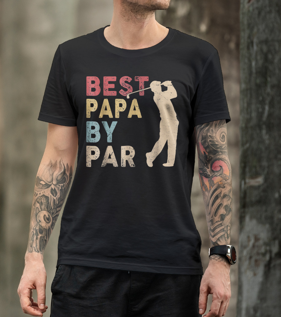 Best Papa By Par Golf T-Shirt