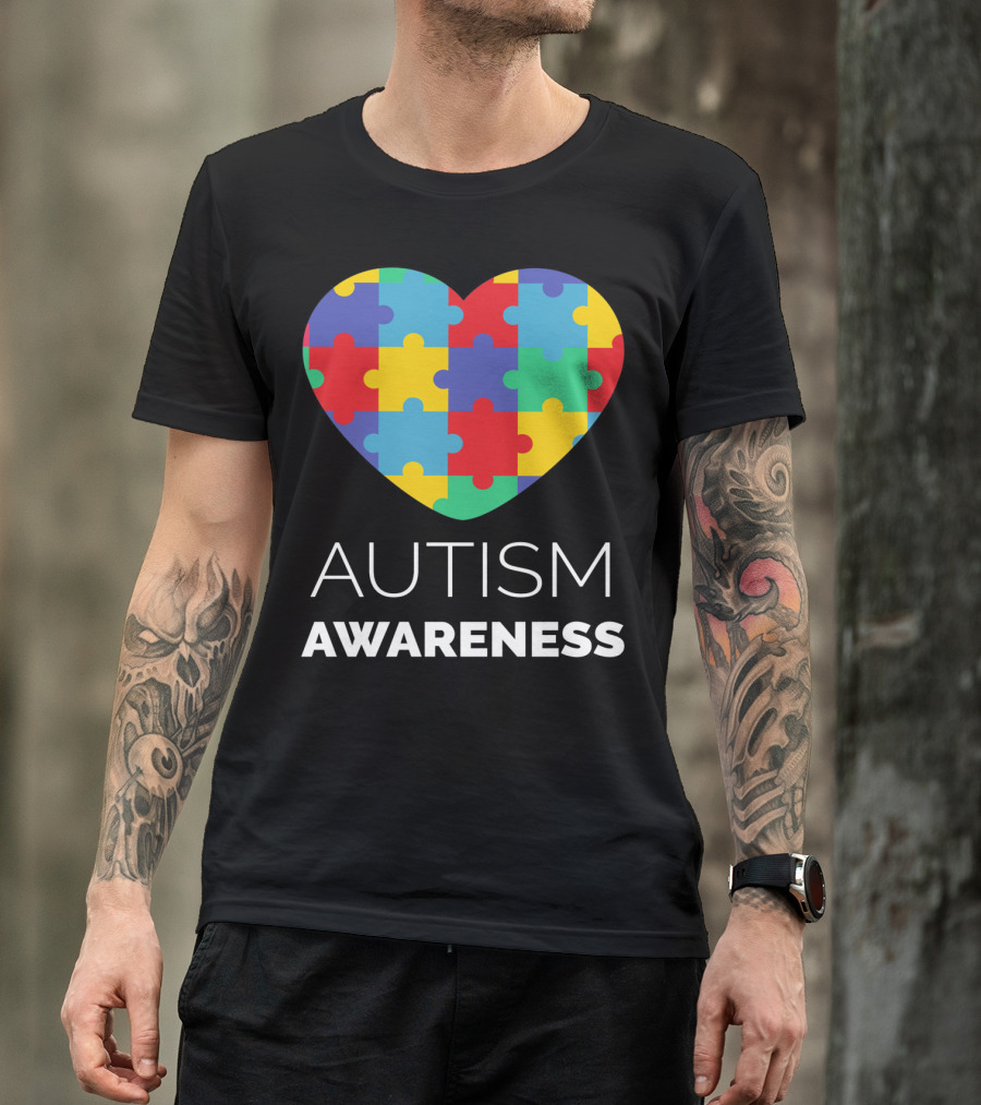 Autism Awareness Puzzle Heart T-Shirt