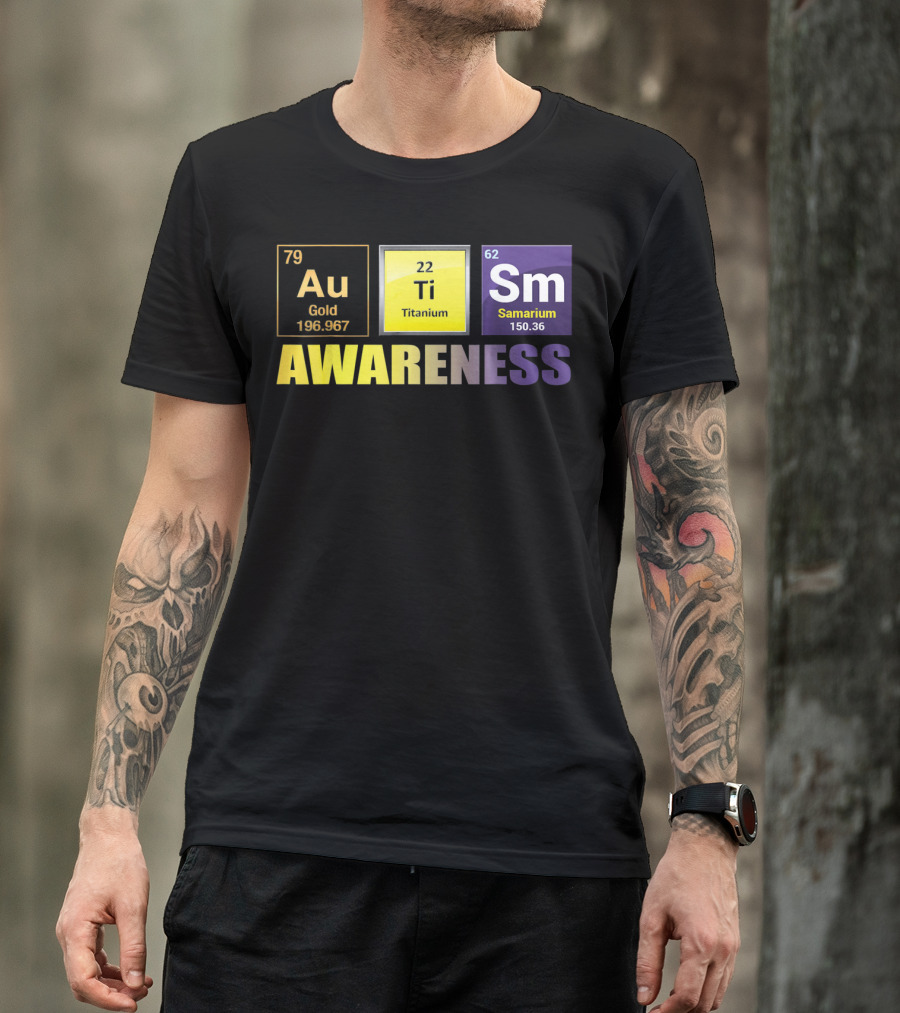 Au Ti Sm Awareness Elements T-Shirt