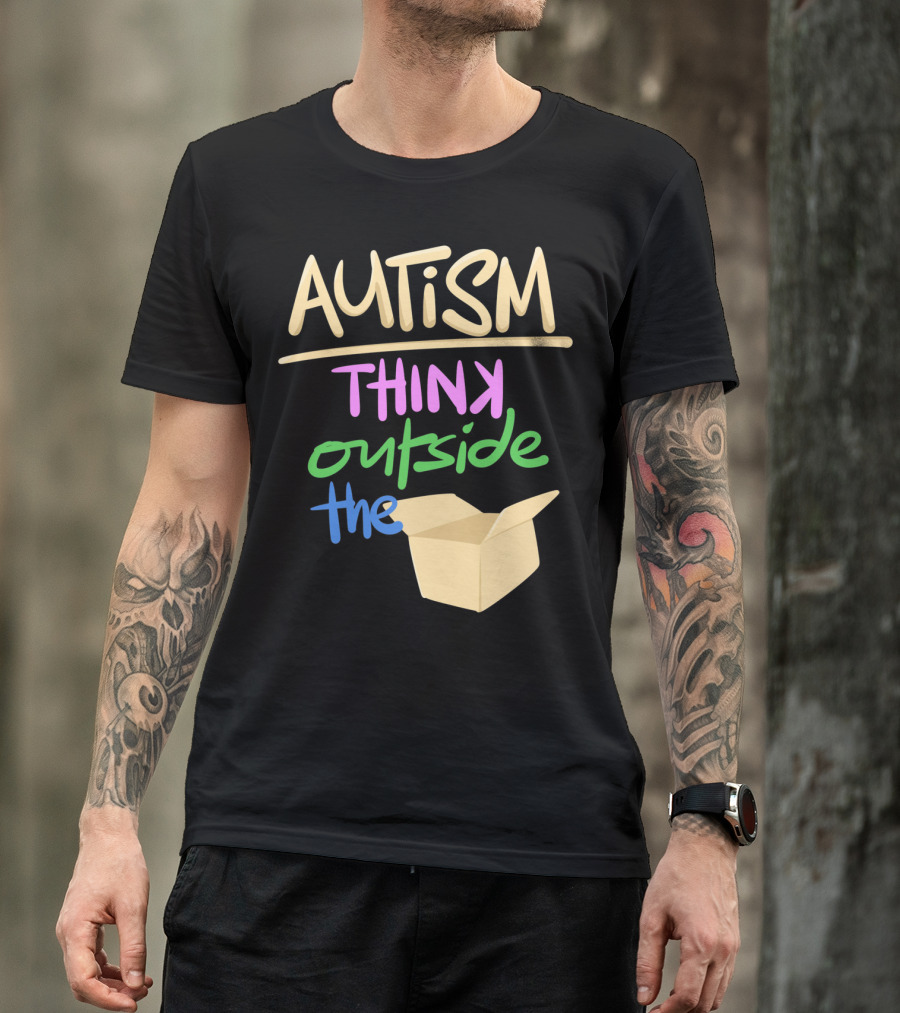 Autism Awareness Think Outside The Box T-Shirt