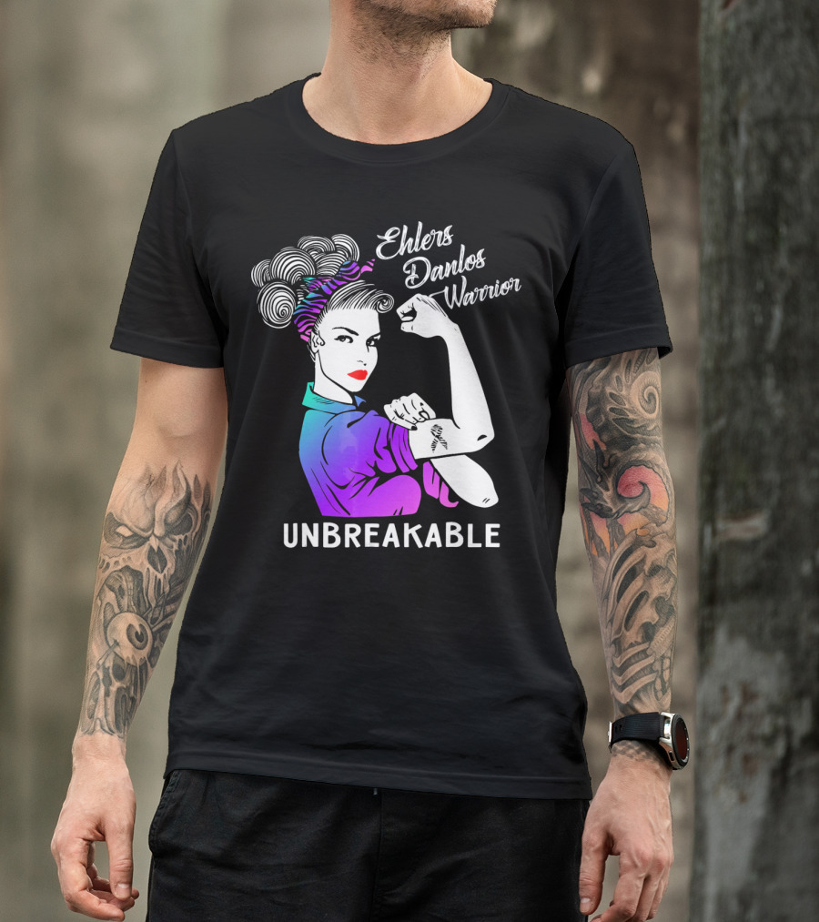 Ehlers Danlos Syndrome Warrior Unbreakable T-Shirt