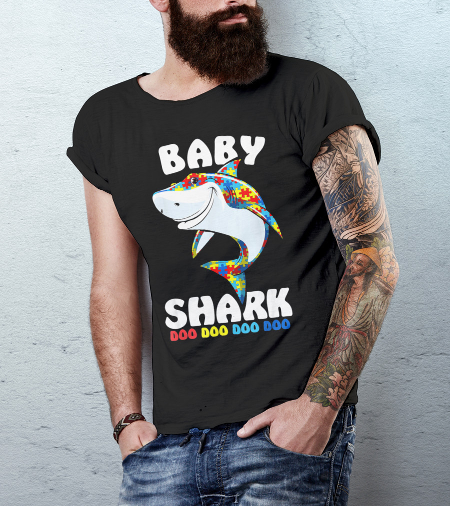 Baby Shark Doo Doo Doo Doo Puzzle Birthday T-Shirt