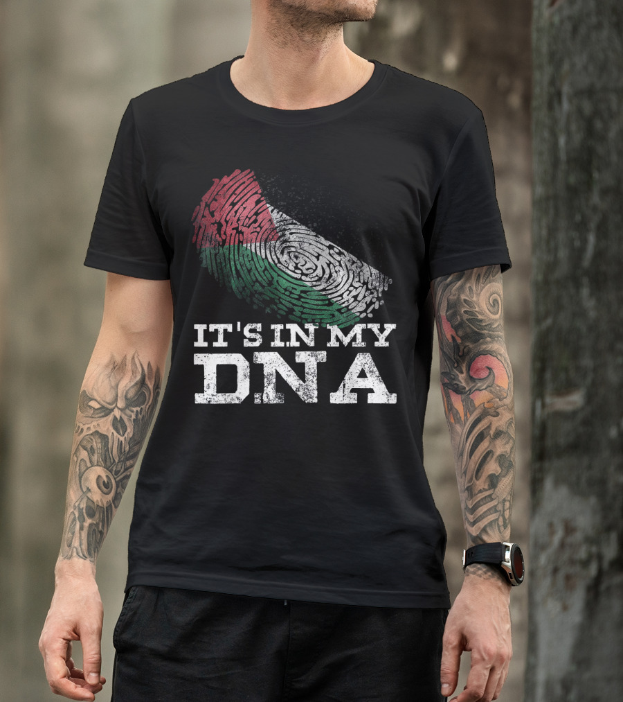 It's In My DNA Palestinian Fingerprint T-Shirt