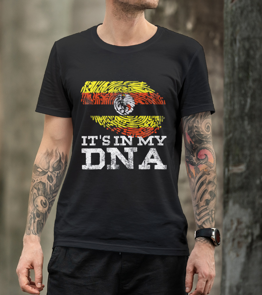 It's In My DNA Ugandan Flag Heritage Pride Africa T-Shirt
