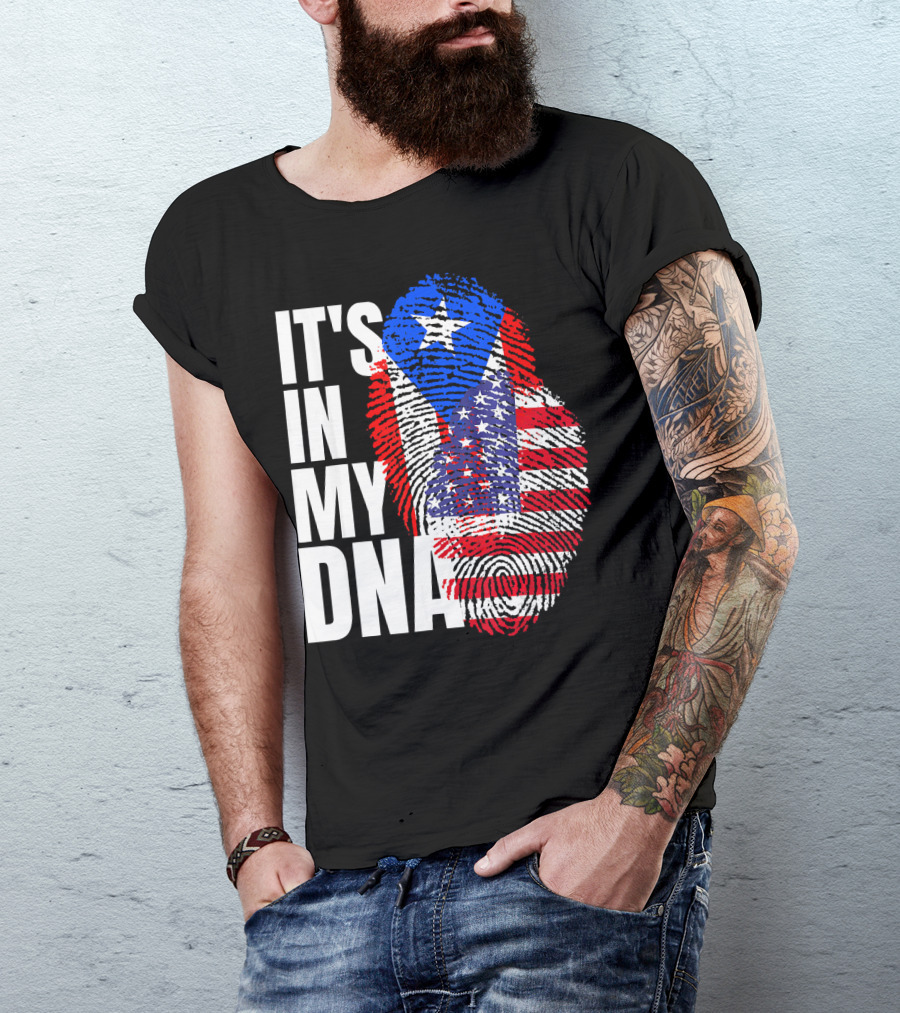 American Puerto Rican It's In My DNA T-Shirt