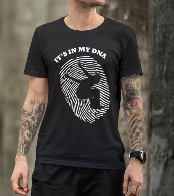 It's In My DNA Parkour Freestyle Fingerprint T-Shirt