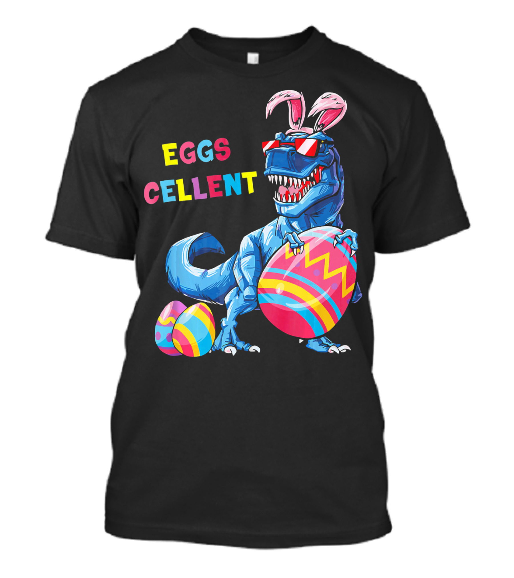 Eggscellent Easter Bunny Dinosaur Rex T-Shirt