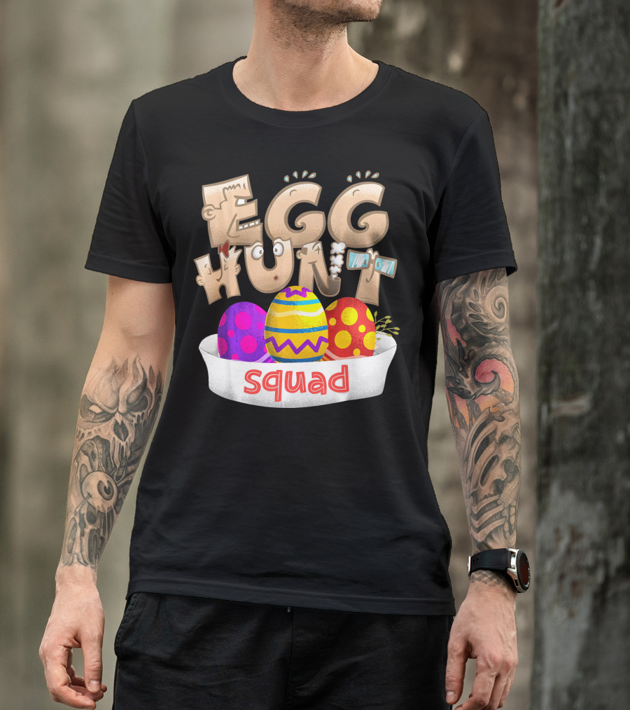 Egg Hunt Squad Cool Easter T-Shirt