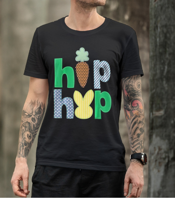 Hip Hop Bunny Carrot Easter T-Shirt