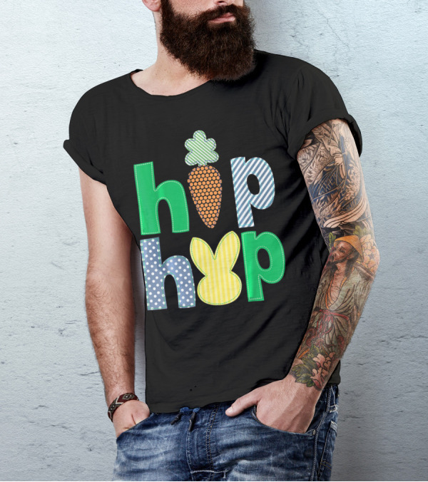 Hip Hop Bunny Carrot Easter T-Shirt