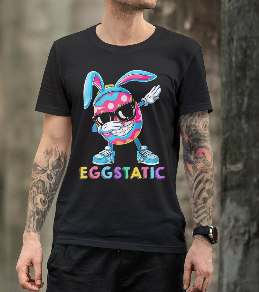 Easter Eggstatic Bunny Floss Like A Boss T-Shirt