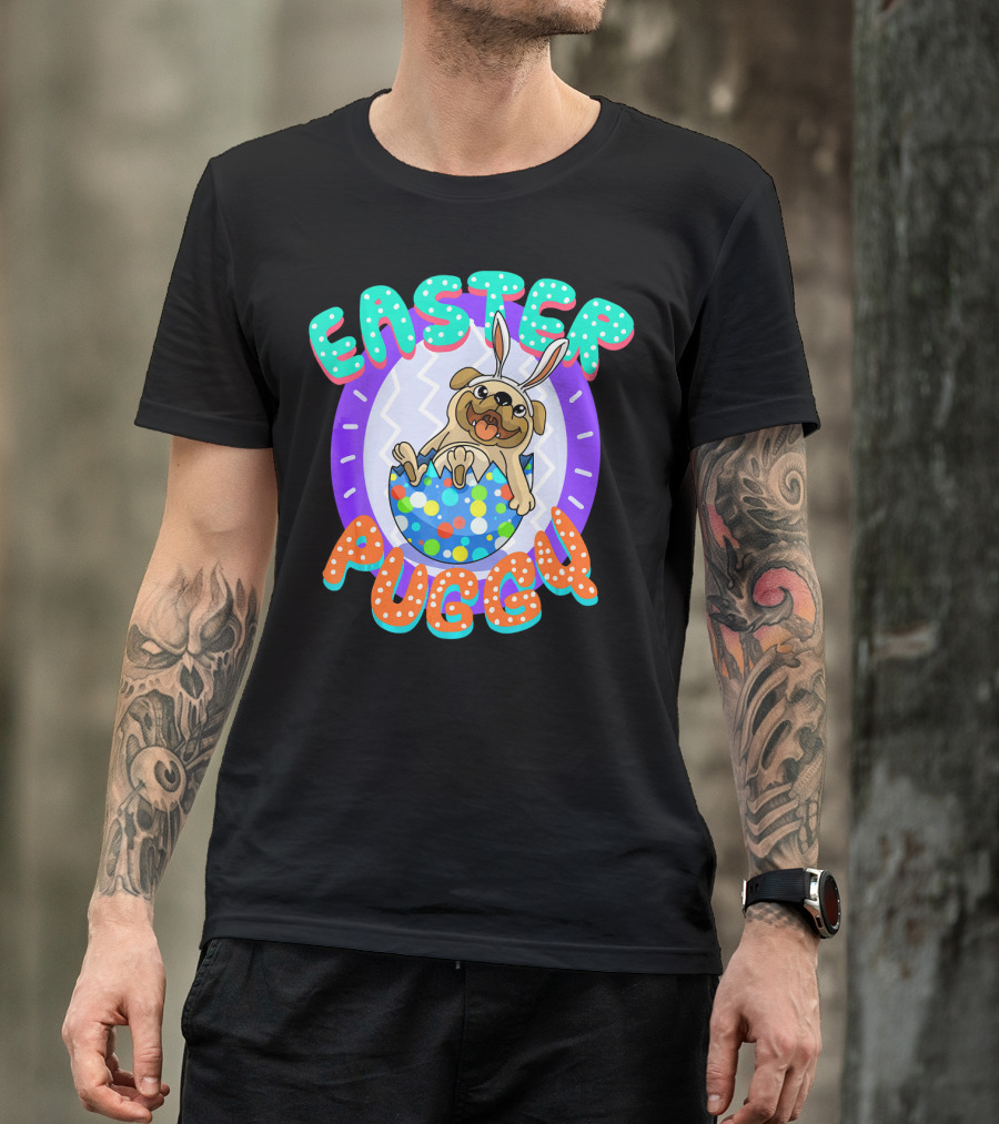 Easter Puggy Cute Resurrection Pug Dog T-Shirt