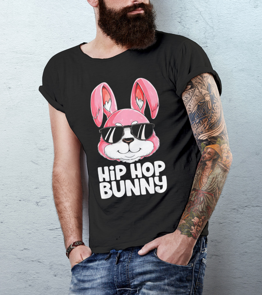 Easter Hip Hop Bunny In Sunglasses T-Shirt