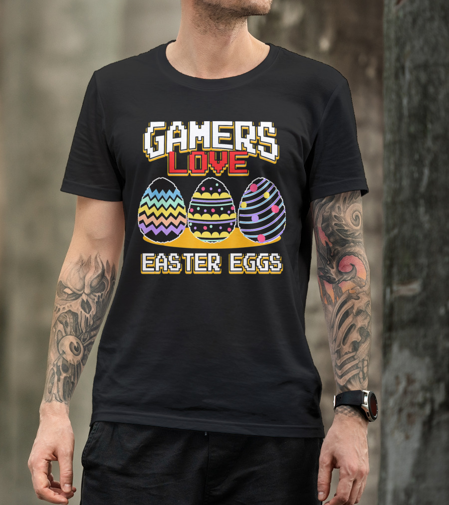 Gamers Love Easter Eggs Girls T-Shirt