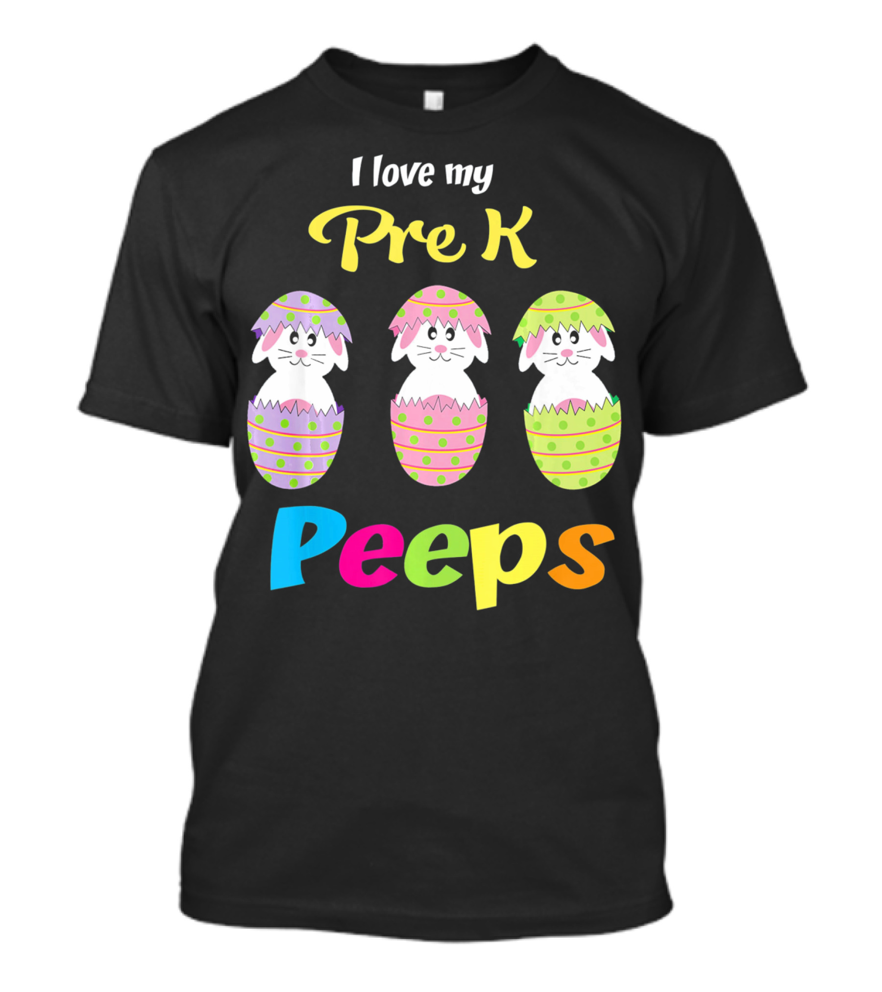 I Love My Pre K Peeps Easter Teacher Day T-Shirt