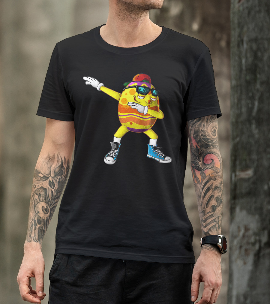 Dabbing Easter Egg Cool Eggspert Dabber T-Shirt