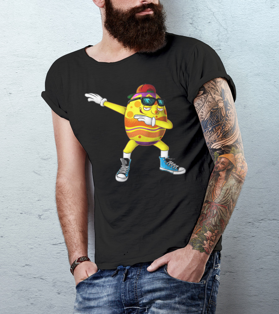 Dabbing Easter Egg Cool Eggspert Dabber T-Shirt