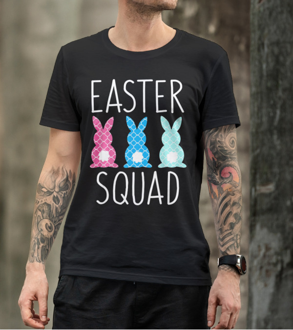 Easter Squad Family Matching Bunny T-Shirt