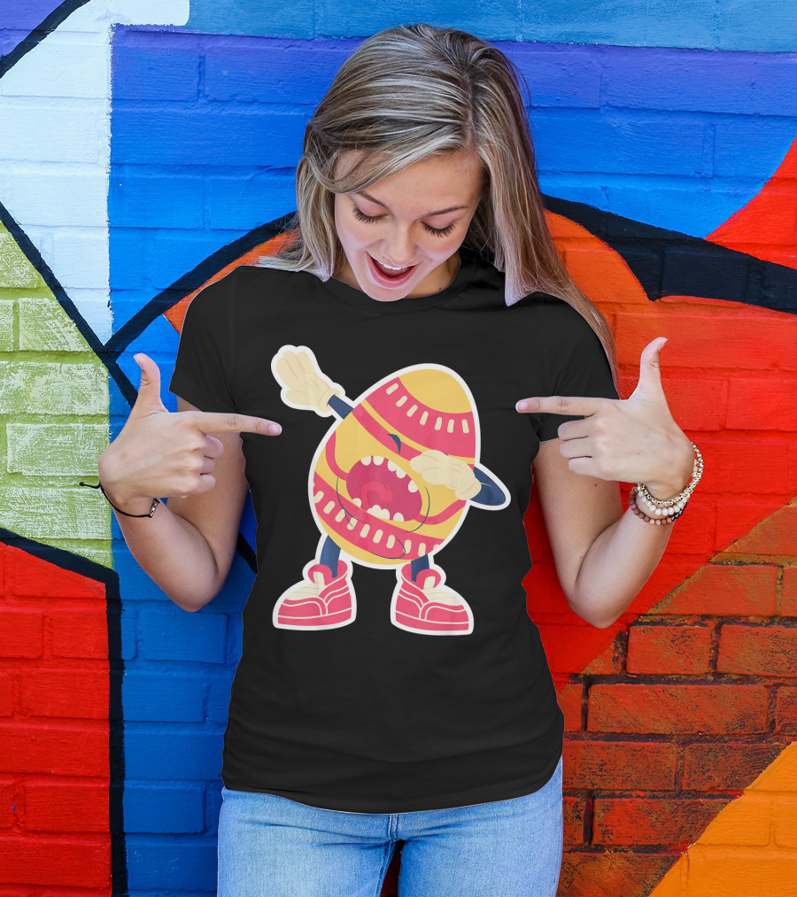 Dabbing Easter Egg In Sneakers T-Shirt