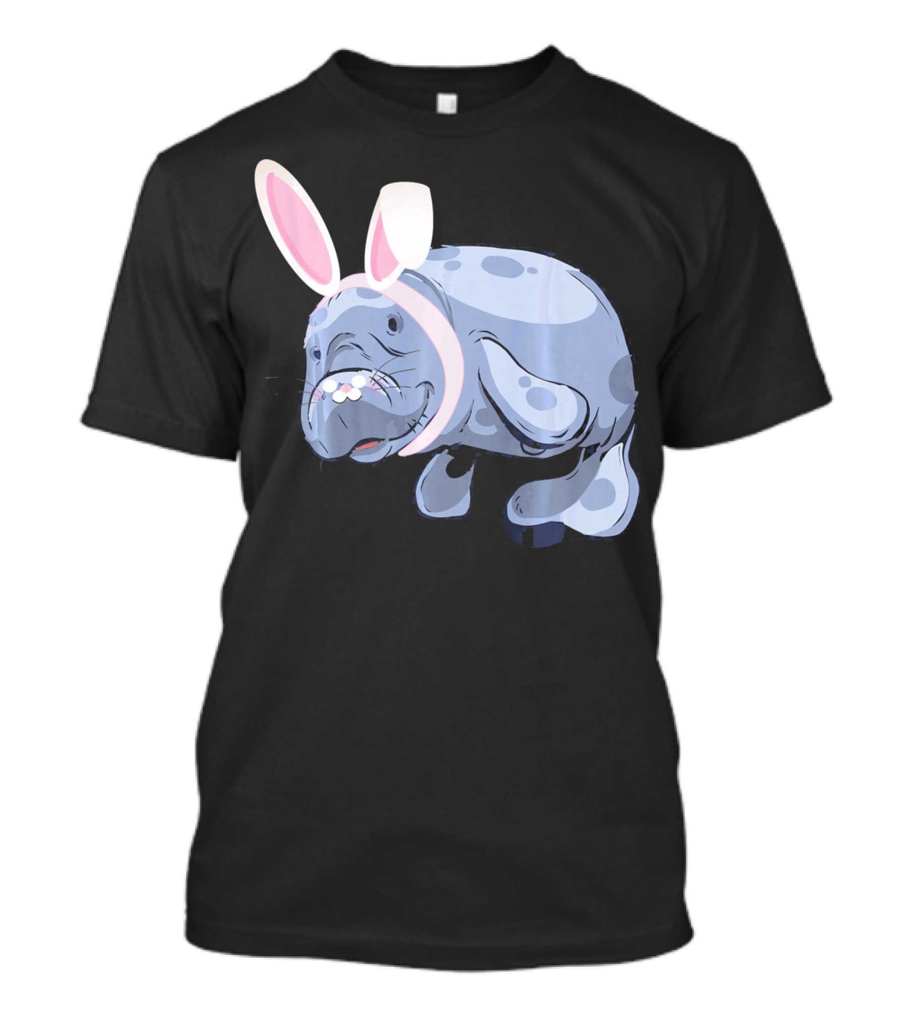 Easter Bunny Manatee With Funny Bunny Ears T-Shirt