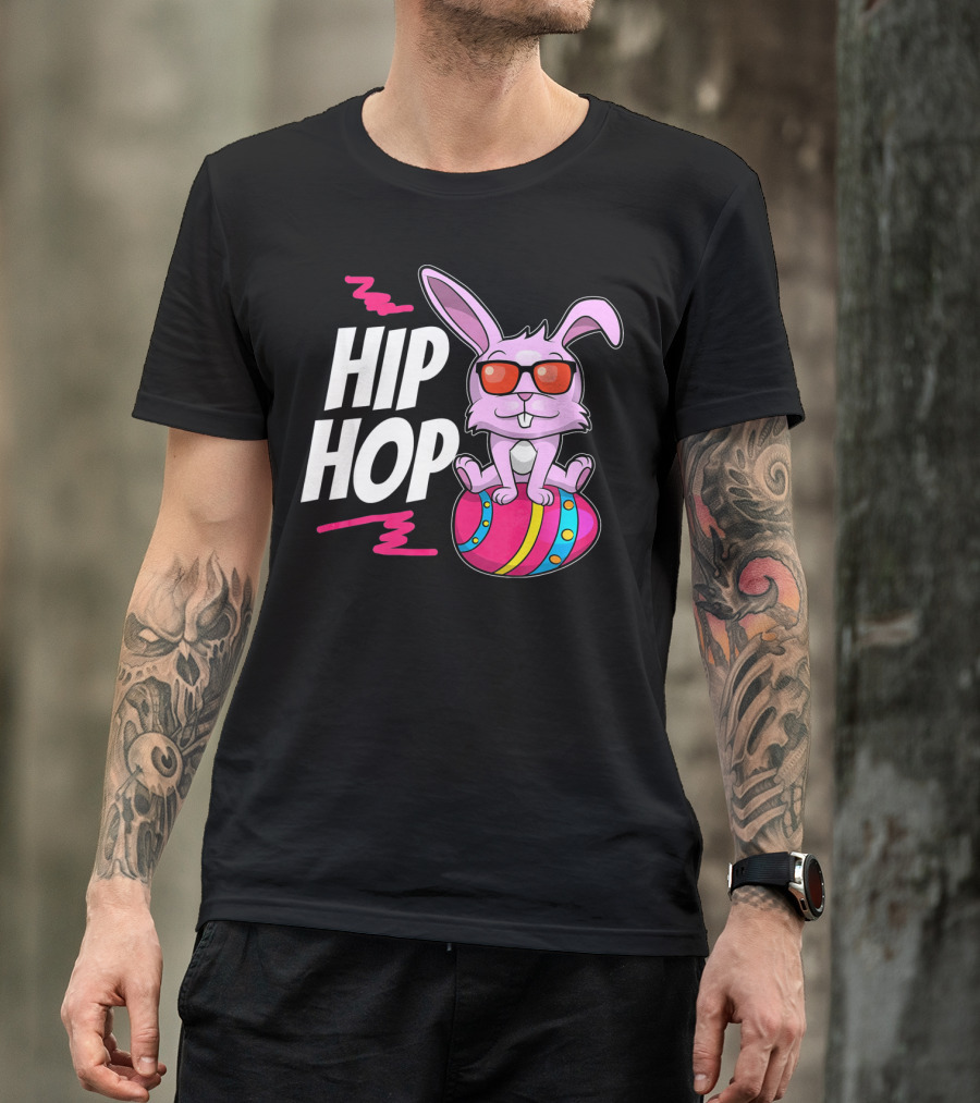 Hip Hop Bunny Easter Day T-Shirt
