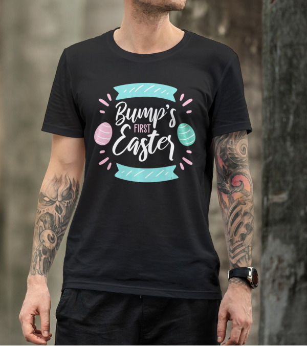 Bump's First Easter New Baby Mother Pastel Egg T-Shirt