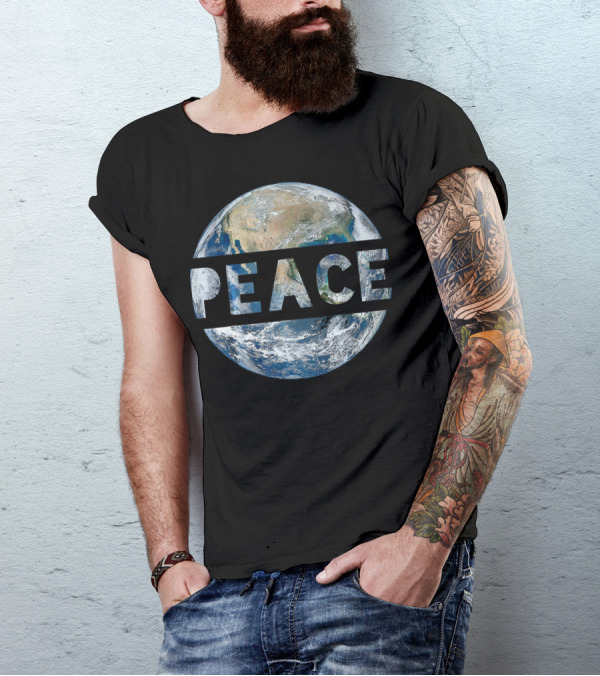 World Peace On Earth Peaceful Conscious Humanity T-Shirt