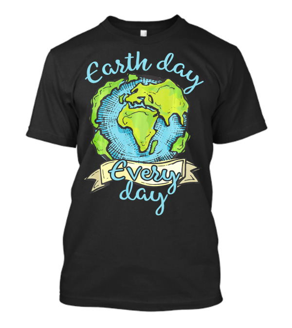 Earth Day Every Day Planet Embrace T-Shirt