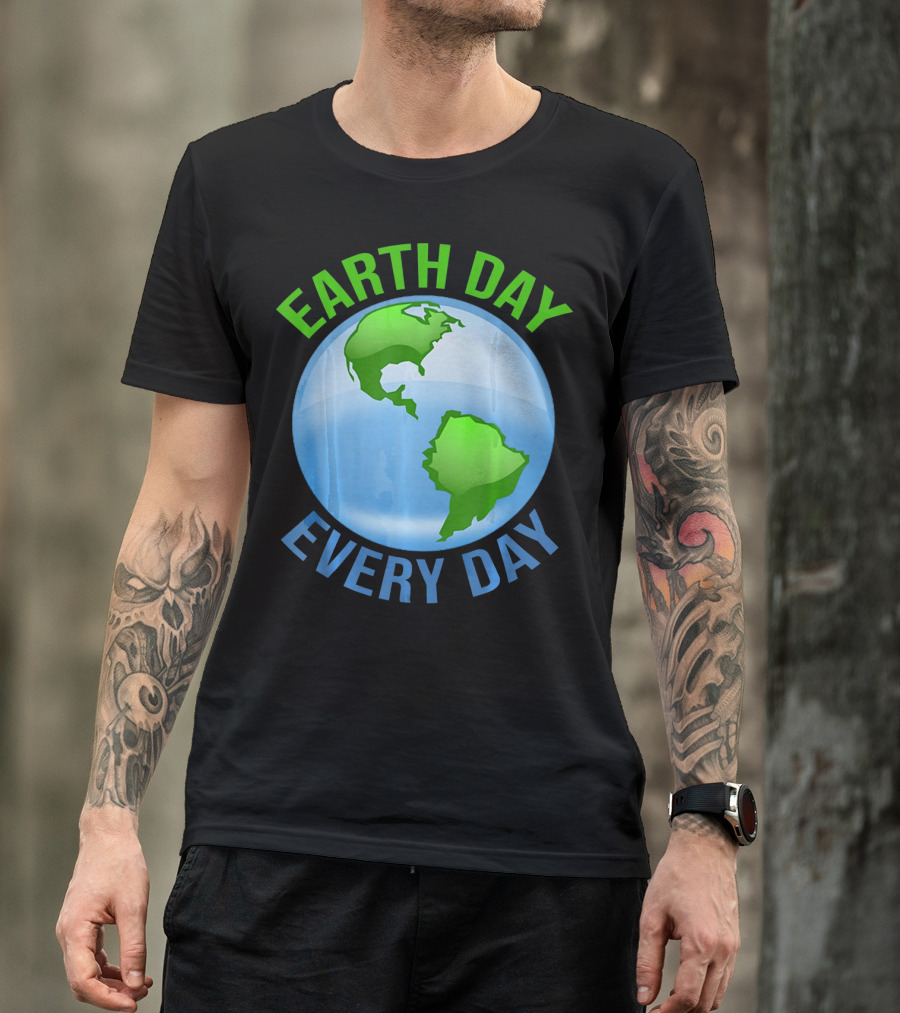 Earth Day Every Day Globe T-Shirt