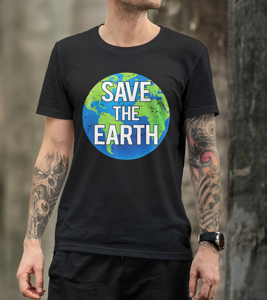 Save The Earth Planet Climate Science T-Shirt