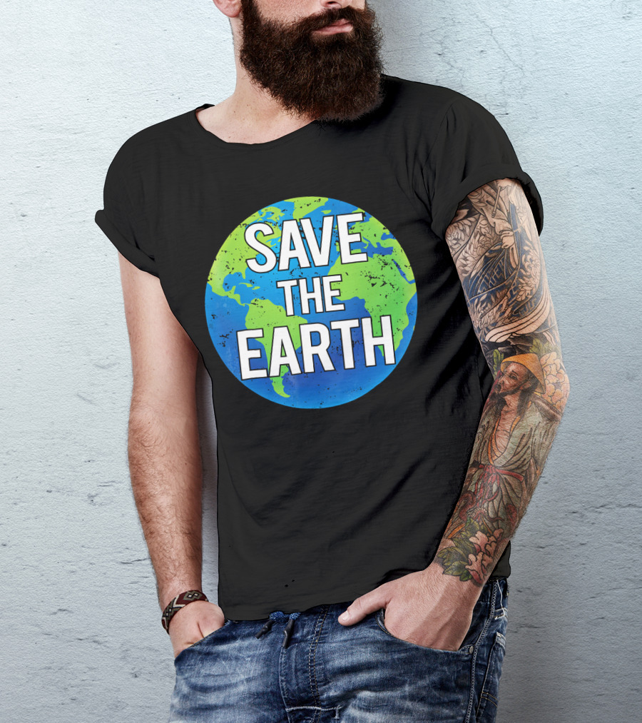 Save The Earth Planet Climate Science T-Shirt