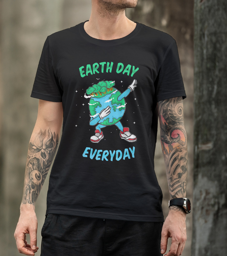 Earth Day Everyday Dabbing World Environ Planet Dance T-Shirt