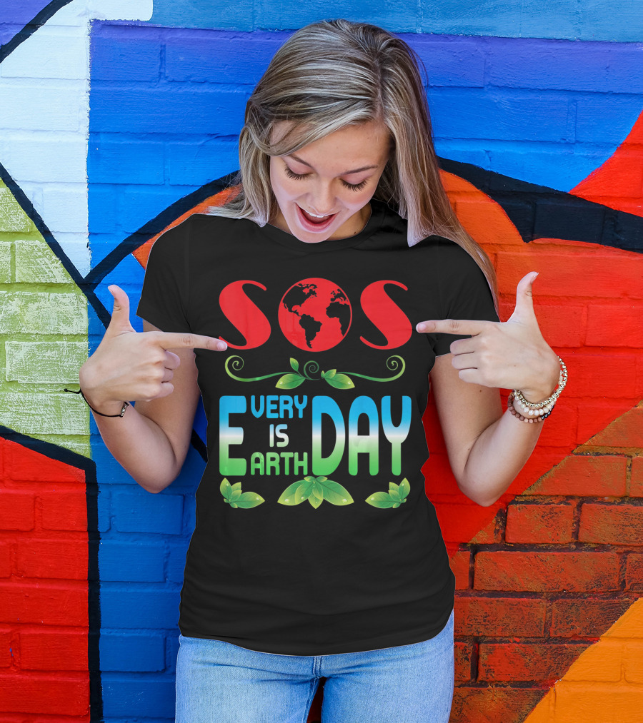 SOS Every Day Is Earth Day T-Shirt