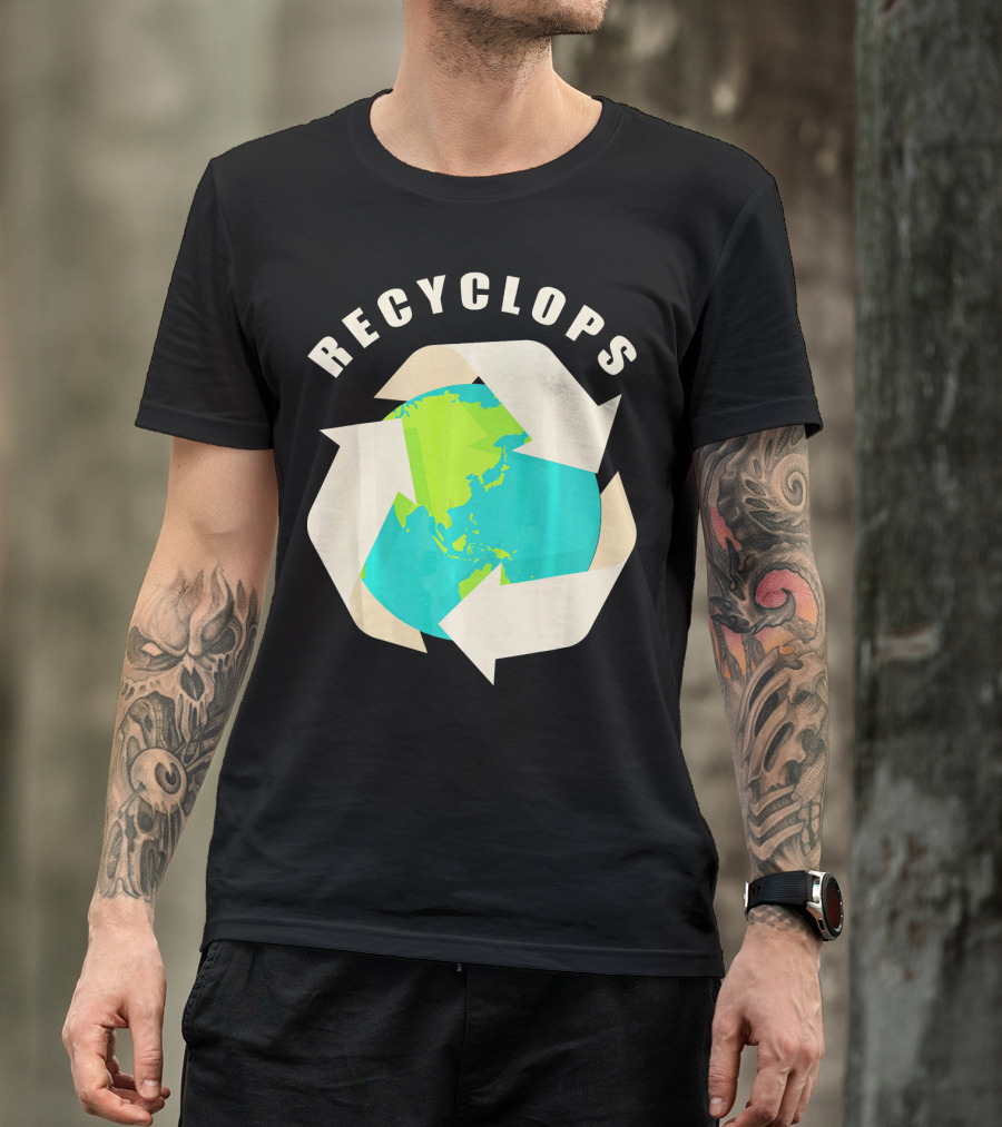 Recyclops Earth Day Recycling T-Shirt