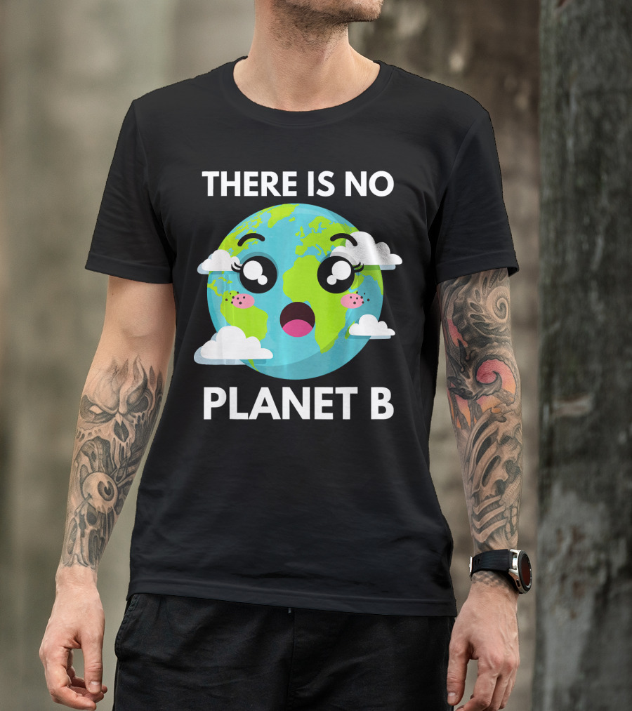 There Is No Planet B Kawaii Fridays For Future Climate Earth T-Shirt