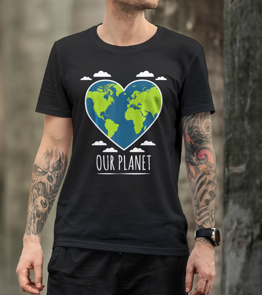 Earth Day Our Planet Love Climat T-Shirt